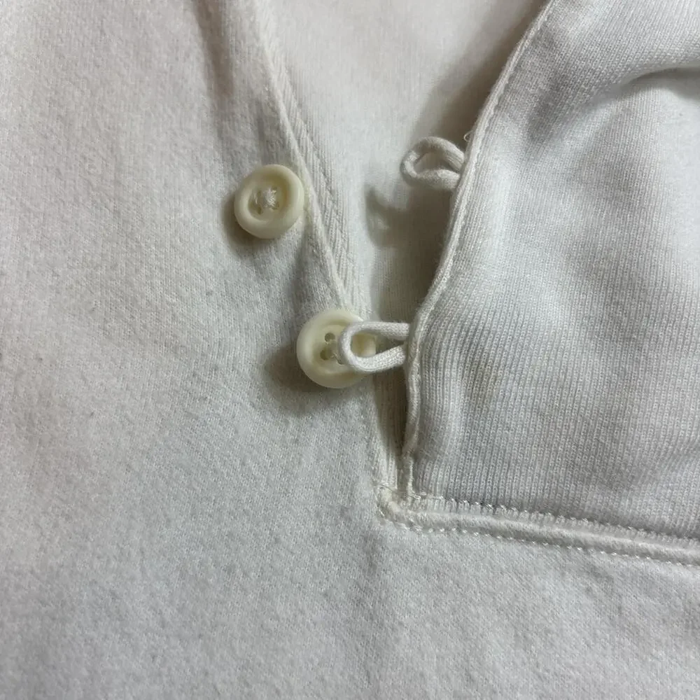 Polo Ralph Lauren White Shawl Collar Button Sweatshirt Size Boys XL(18-20)